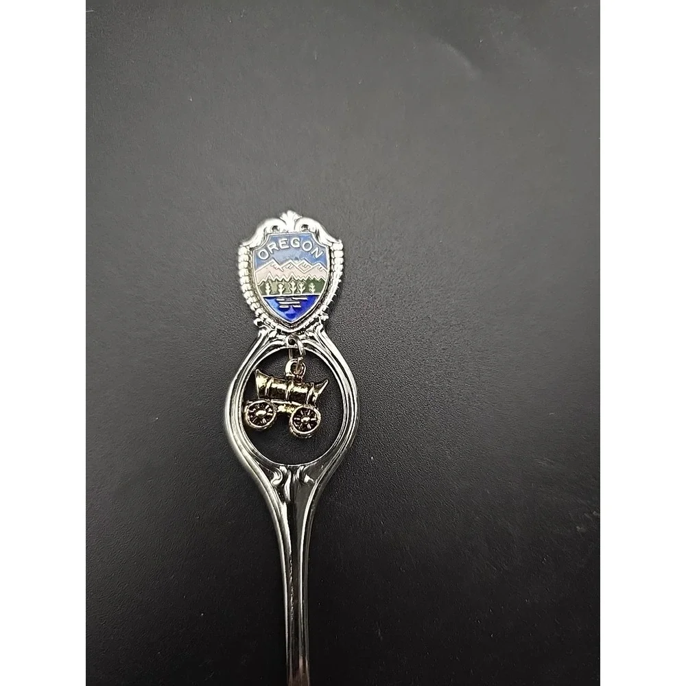 Vinatge Souvenir Spoon Oregon‎ With Train